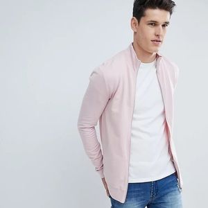 ASOS / muscle jersey track jacket